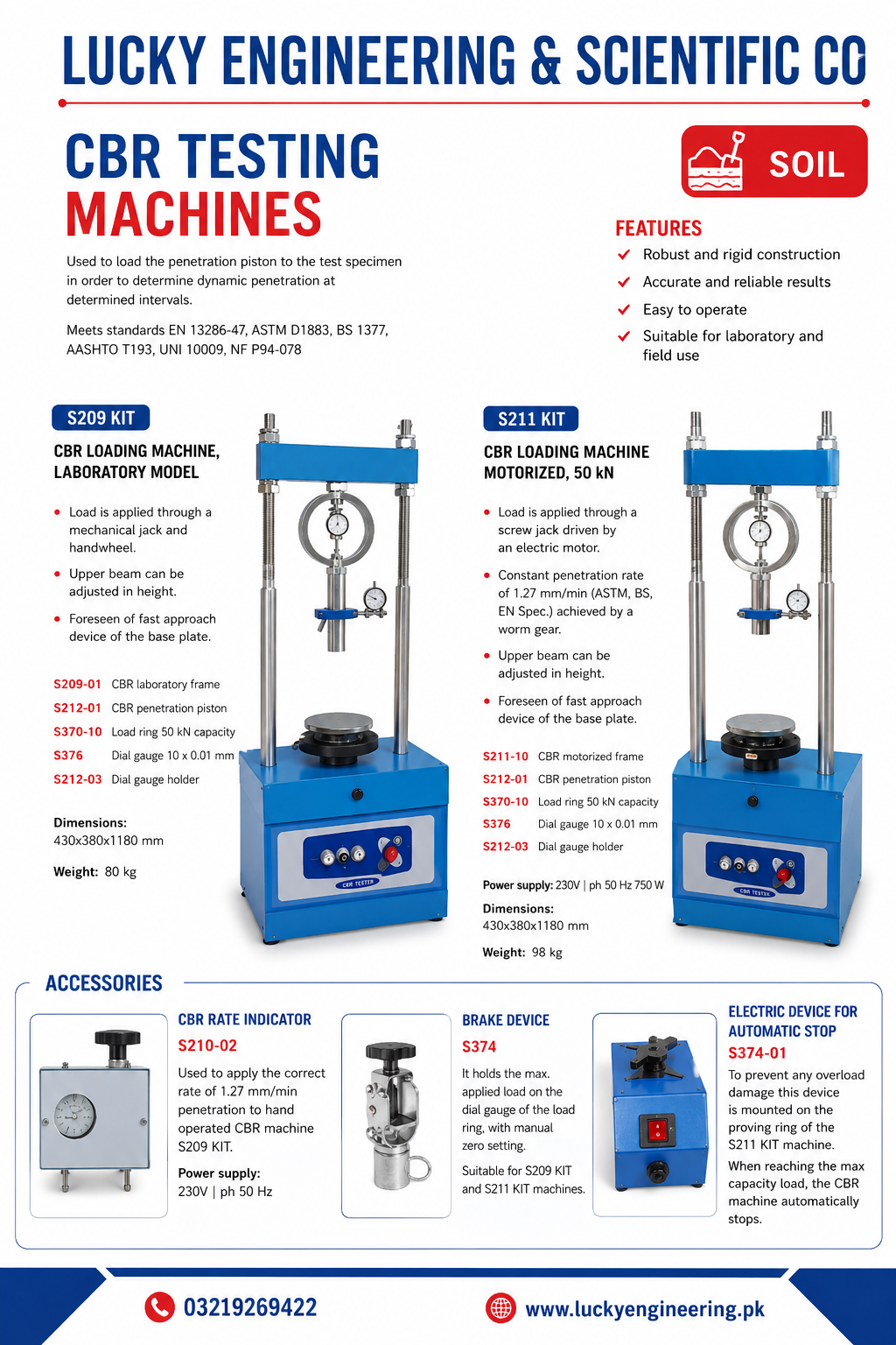 CBR Testing Machine – CBR Loading Machine 50kN for Soil Testing