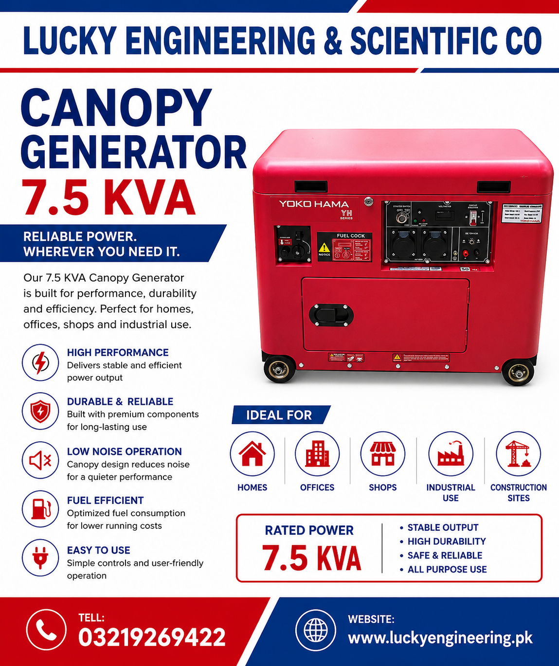 Canopy Generator 7.5 kva