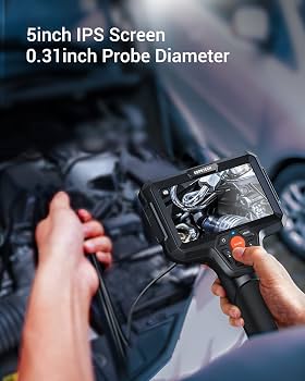 DEPSTECH DS500 Professional Industrial Endoscope | FHD+ 5" IPS Screen