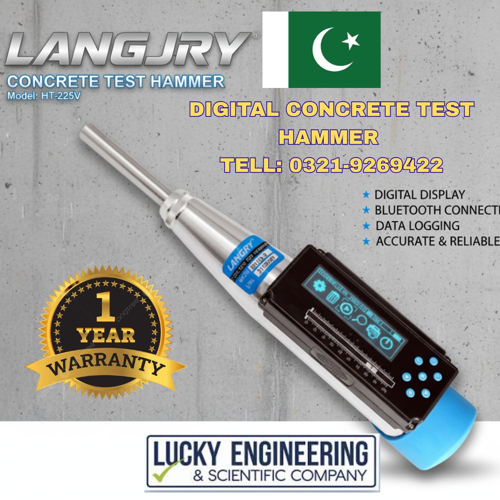 Digital Concrete Test Hammer Model RH225-B Tell: 03219269422
