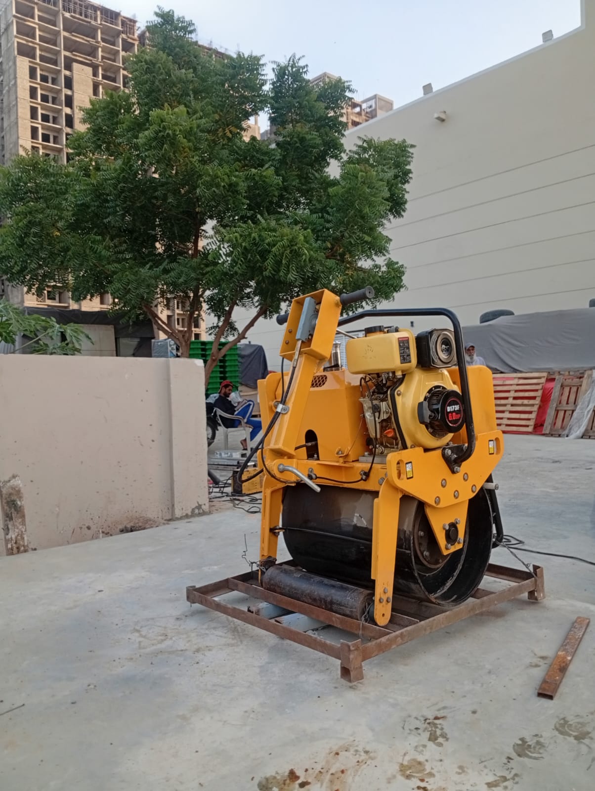 Walk Behind Road Roller | 1 Ton Diesel Vibratory Roller