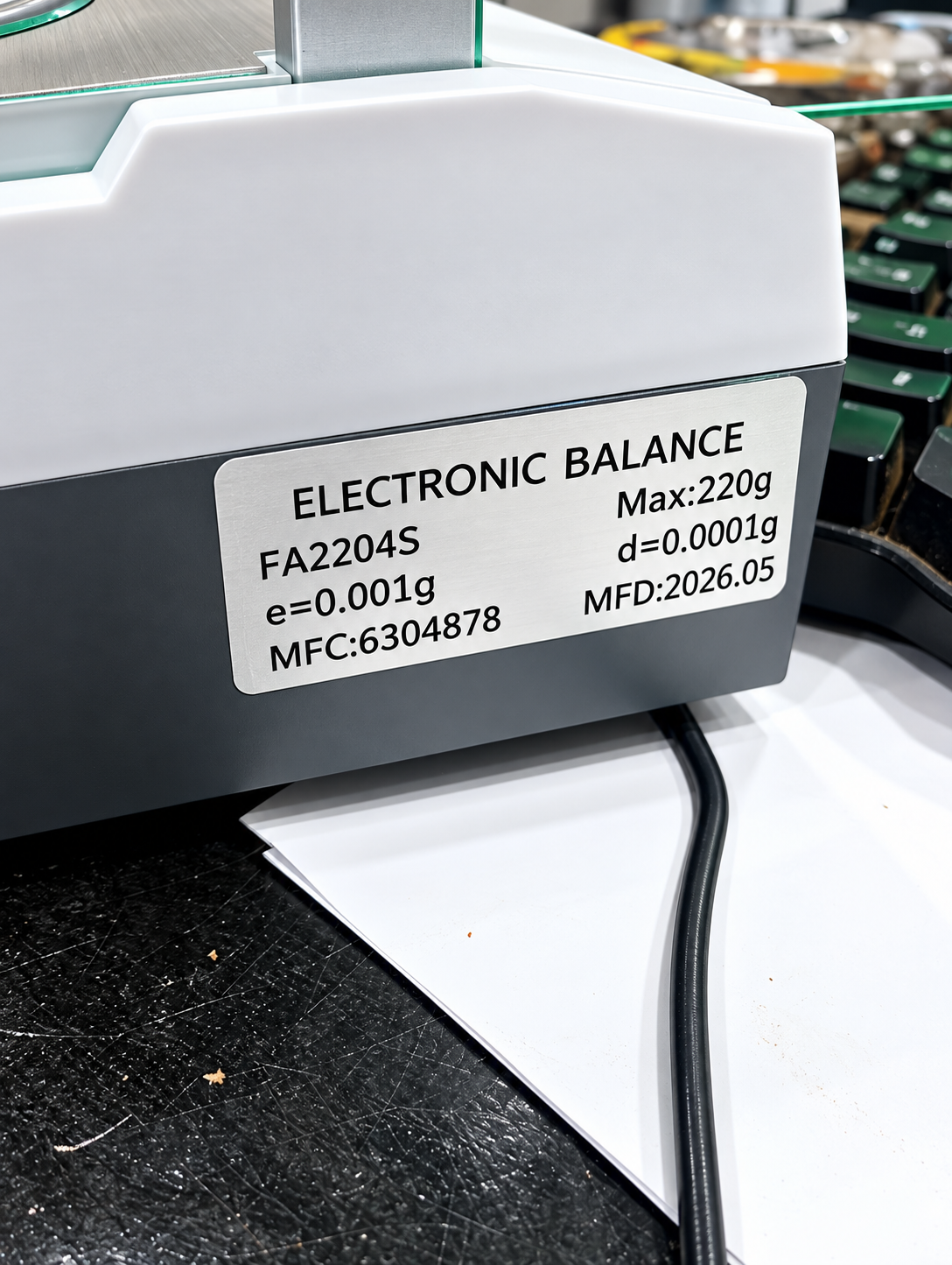 Electronic Analytical Balance FA2204S – 220g Capacity, 0.0001g Readability