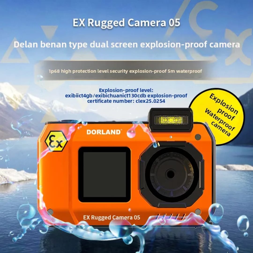 Explosion Proof Digital Camera 8K Industrial Camera Rear View