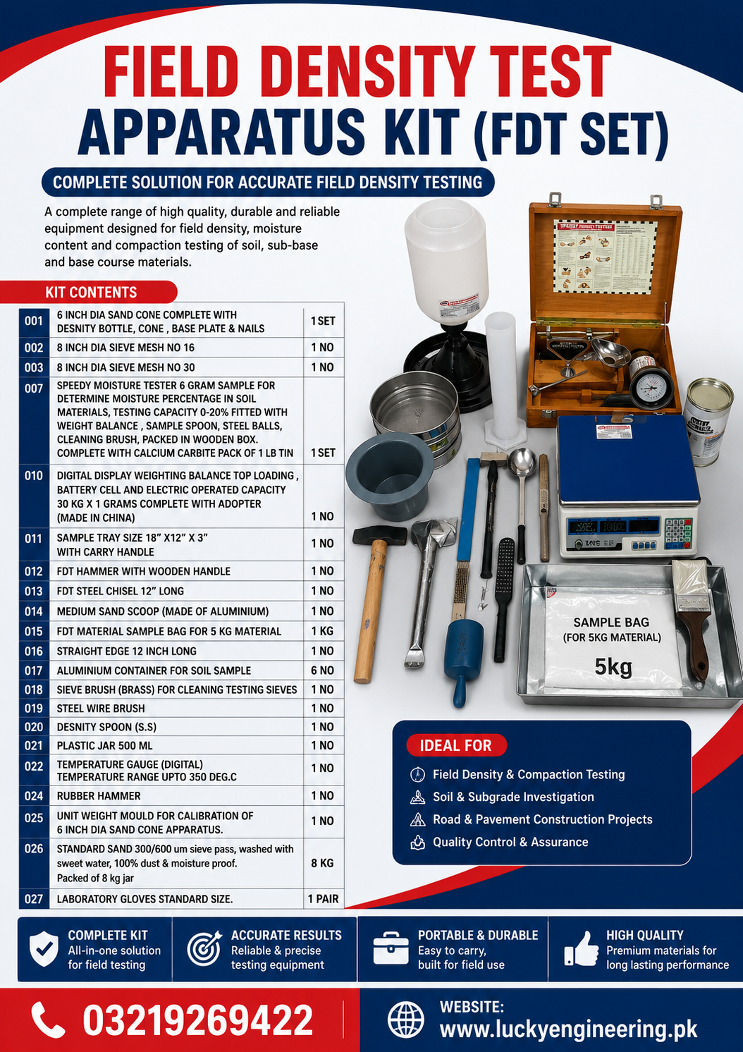field density test apparatus 