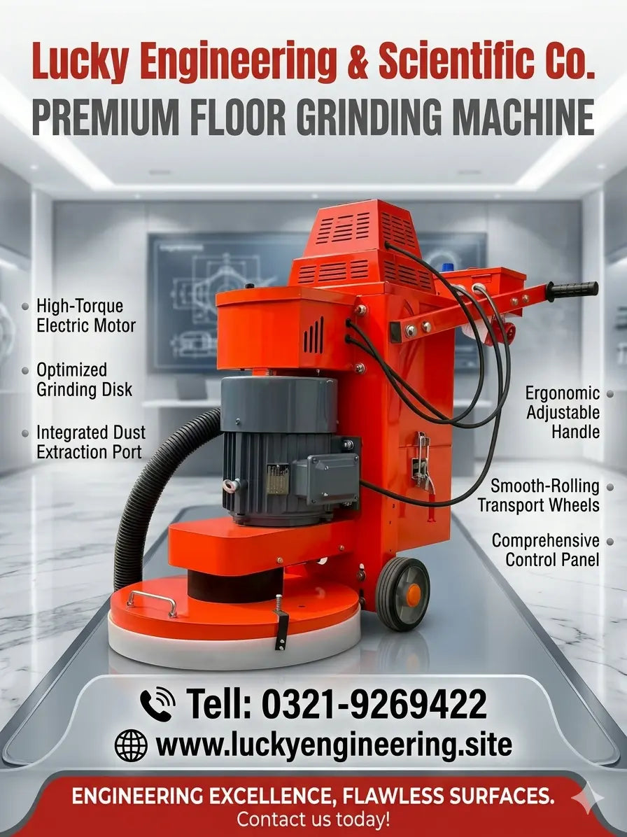 Heavy duty concrete floor grinding machine in Pakistan