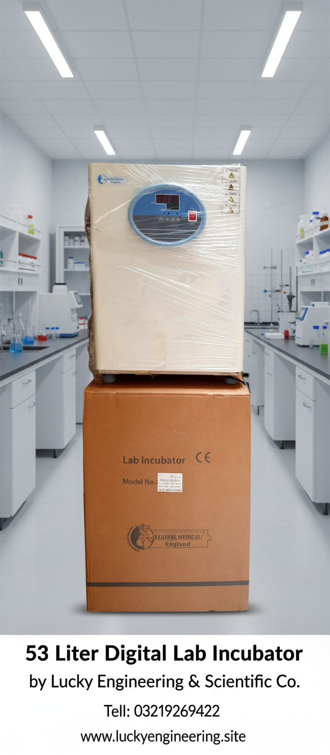 Digital Lab Incubator 55 Liter Capacity Tell: 03219269422
