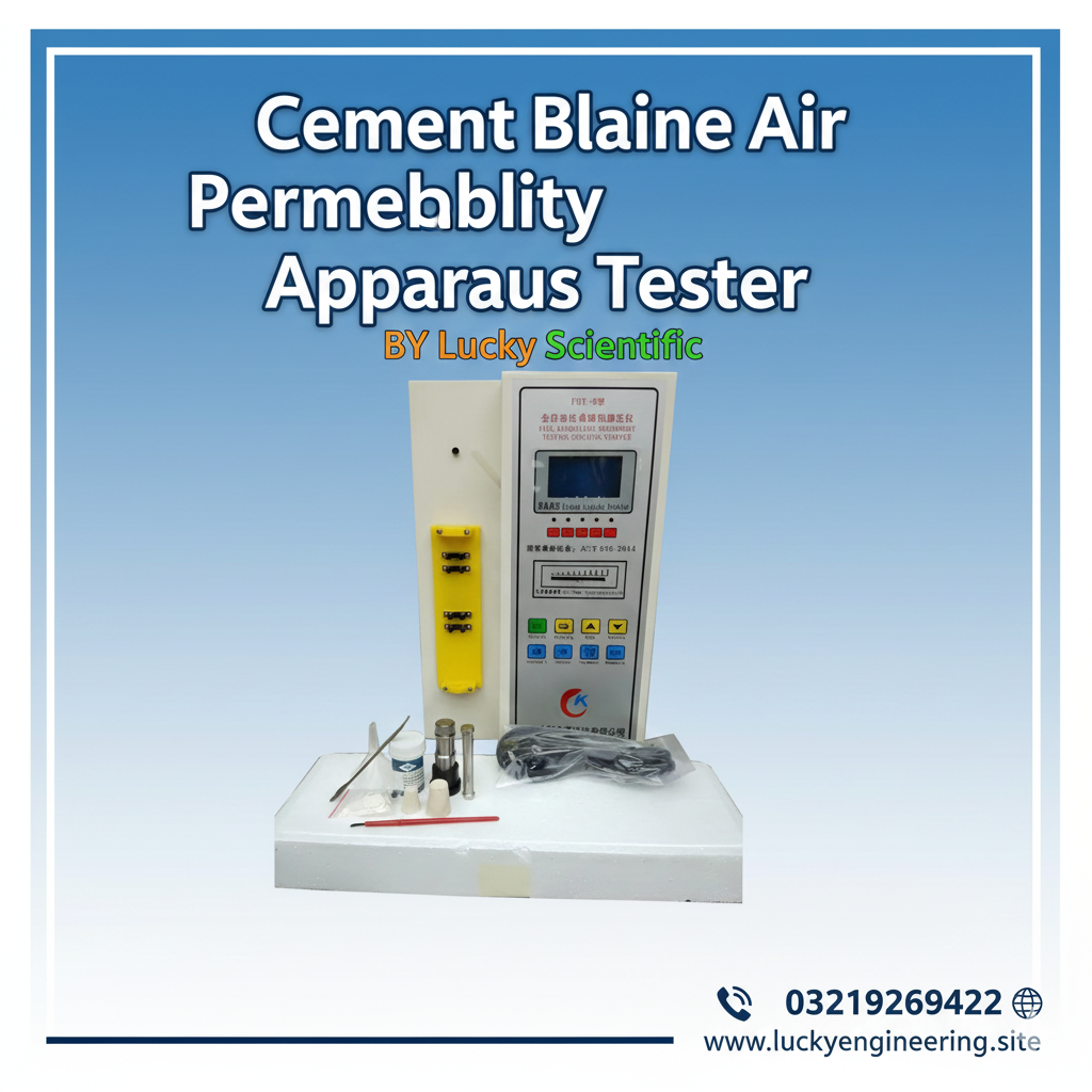 Digital Cement Blaine Air Permeability Apparatus Tell: 03219269422