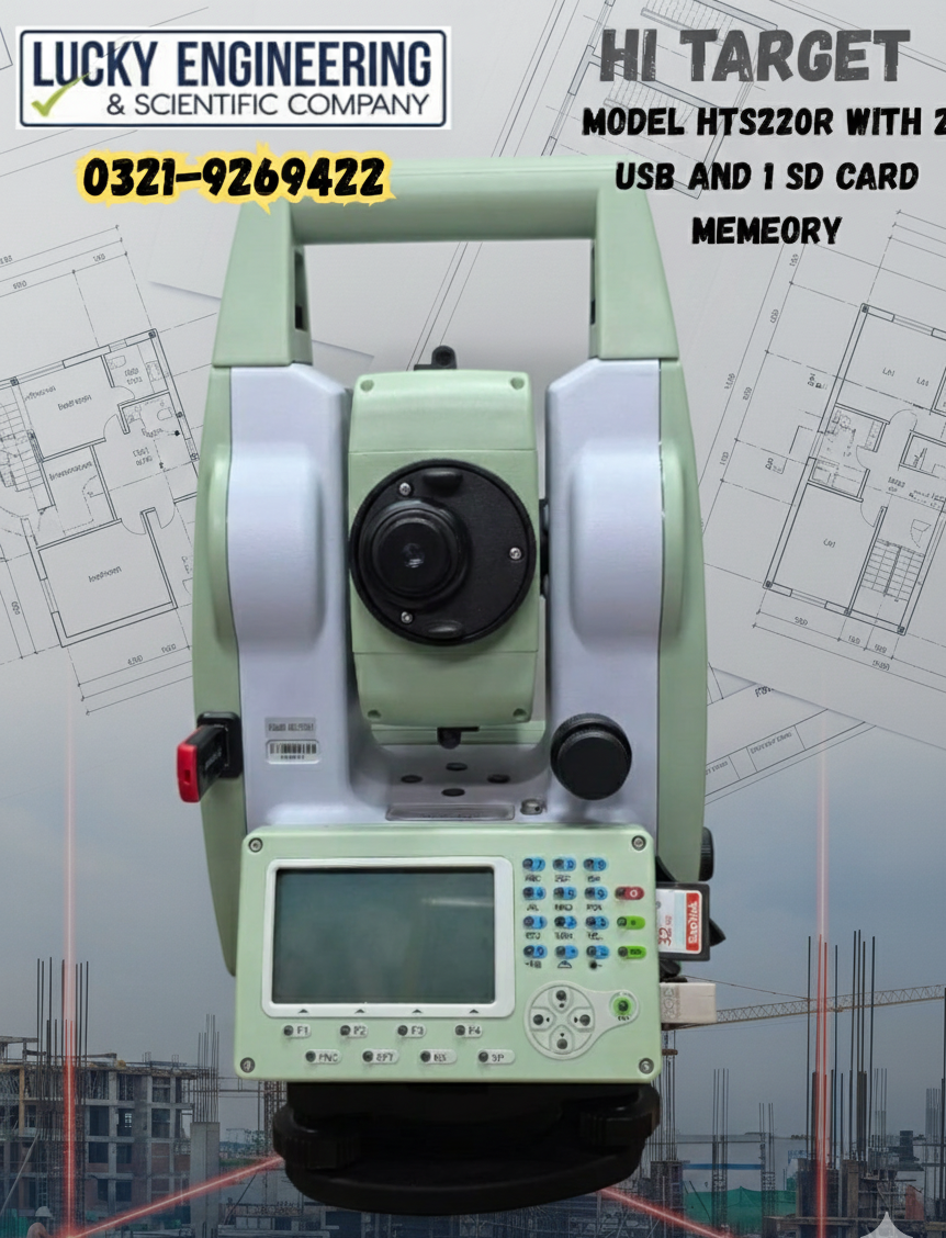 Hi Target (China) Total Station Model HTS-220R Tell: 03219269422