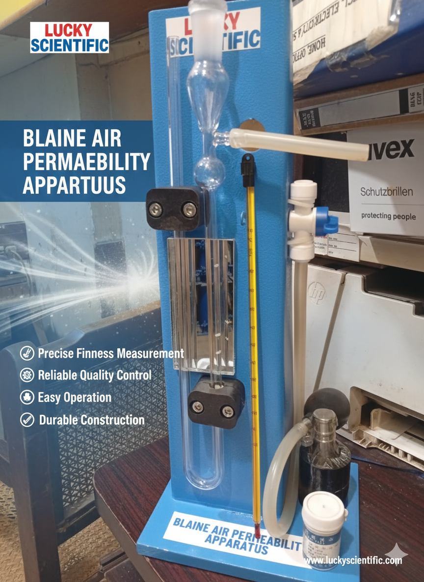 Blaine Air Permeability Apparatus- Pakistan Tell: 03219269422