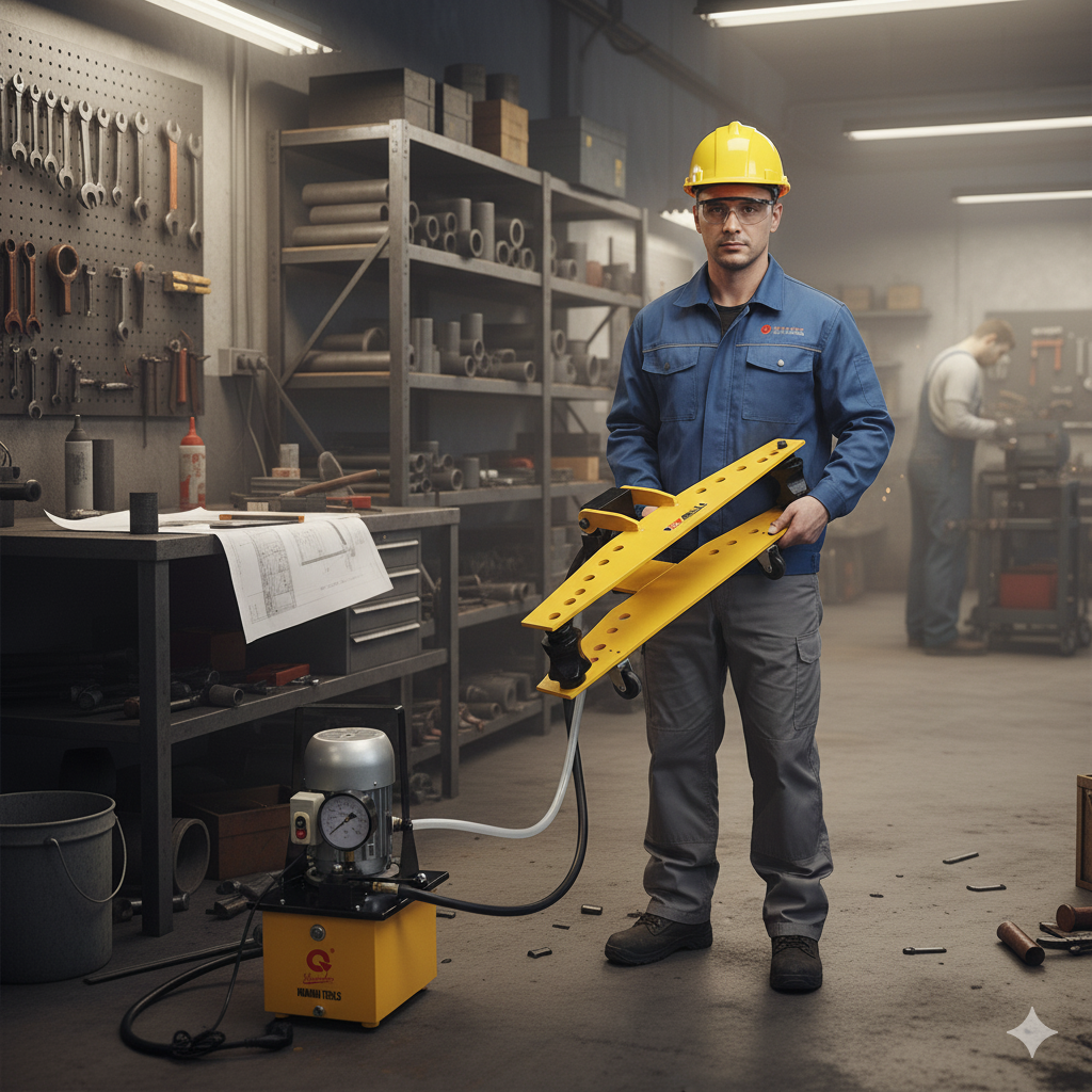 Electric Hydraulic Pipe Benders, HHW-2D Tell: 03219269422