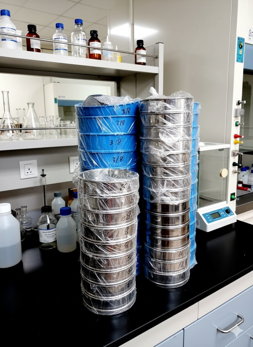 Fine Aggregate Testing Sieves- Pakistan TELL:03219269422