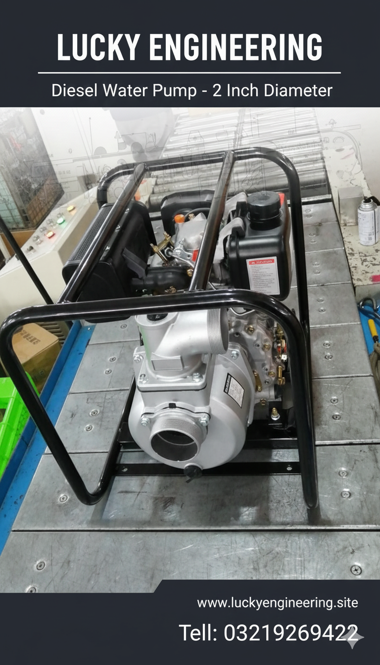 Diesel Water Pump 2 Inch dia Tell: 03219269422