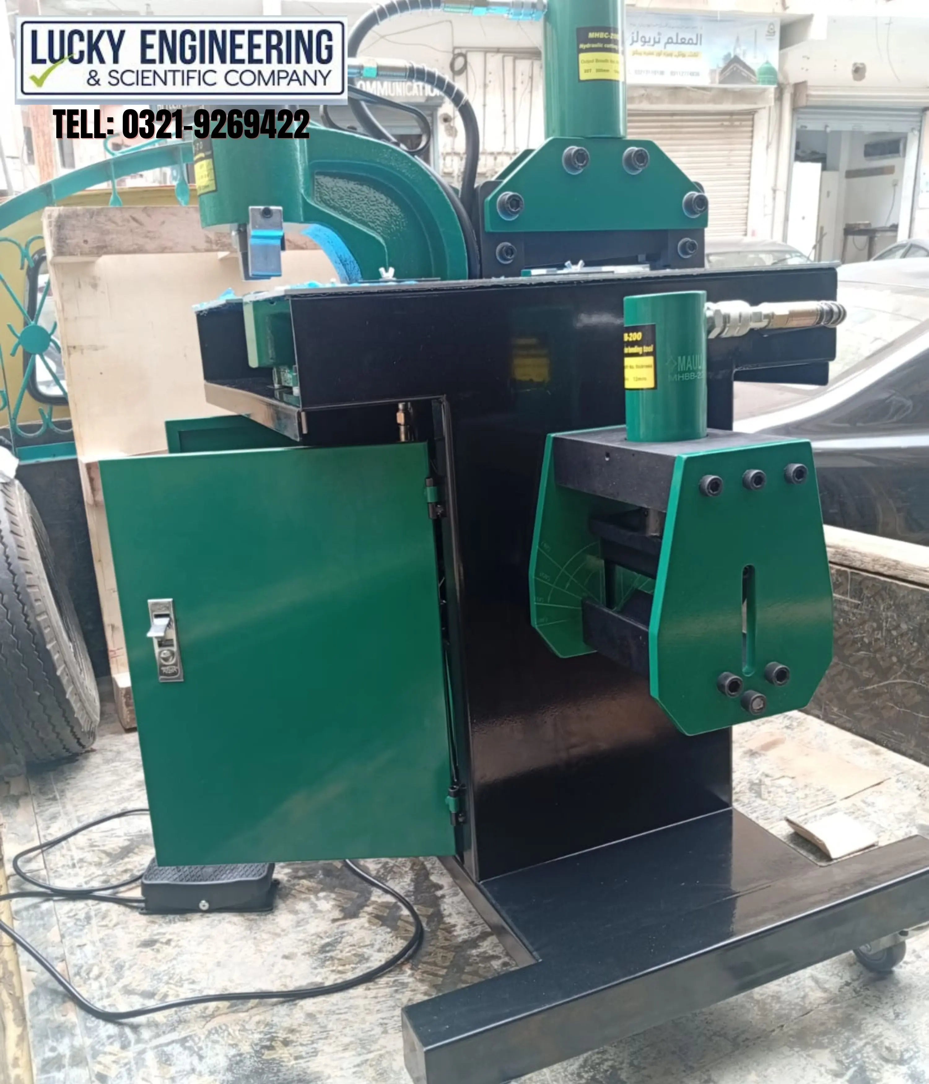 HHM-200H 3-in-1 Busbar Processor | Cutting, Punching & Bending Machine Lucky Engineering