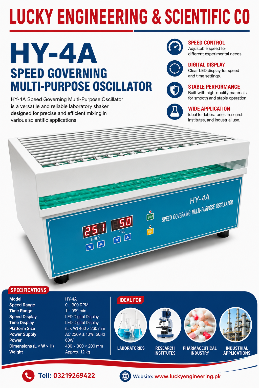 HY-4A Oscillator_Speed Governing Multi-Purpose Oscillator