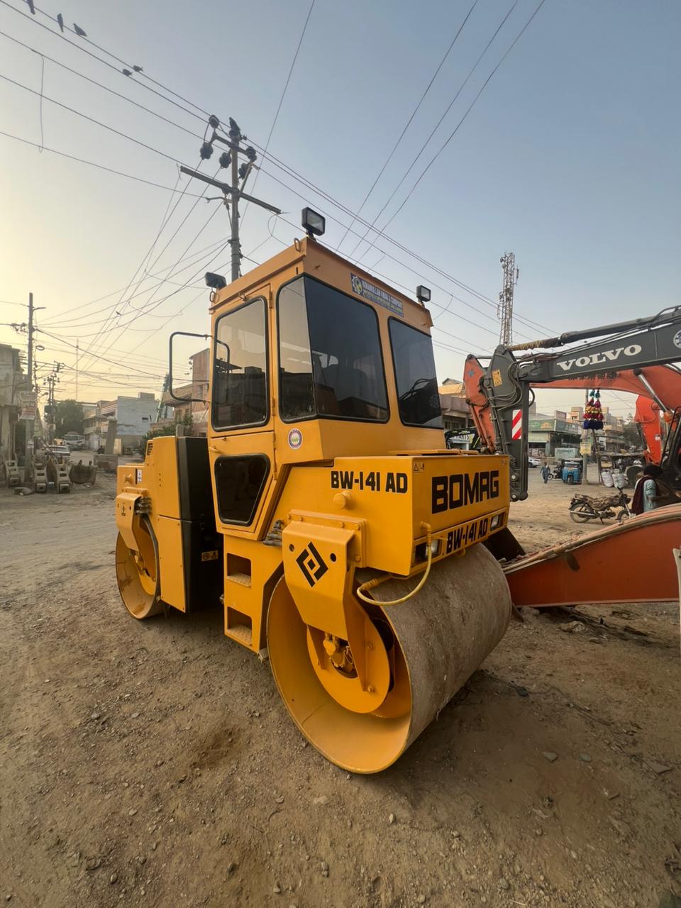 Heavy Duty BOMAG Road Roller Machine