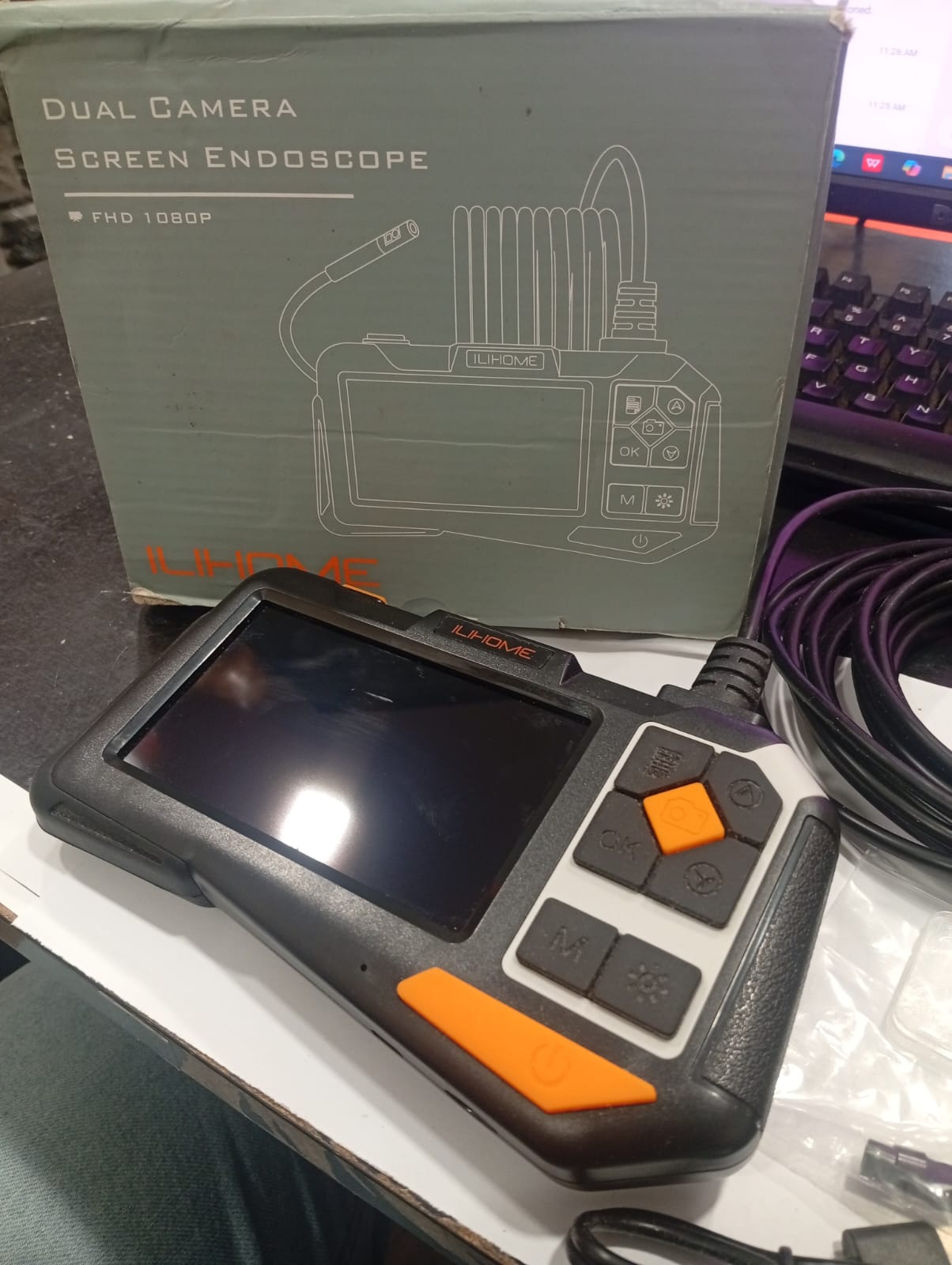 ILIHOME P80 front and side dual camera inspection probe