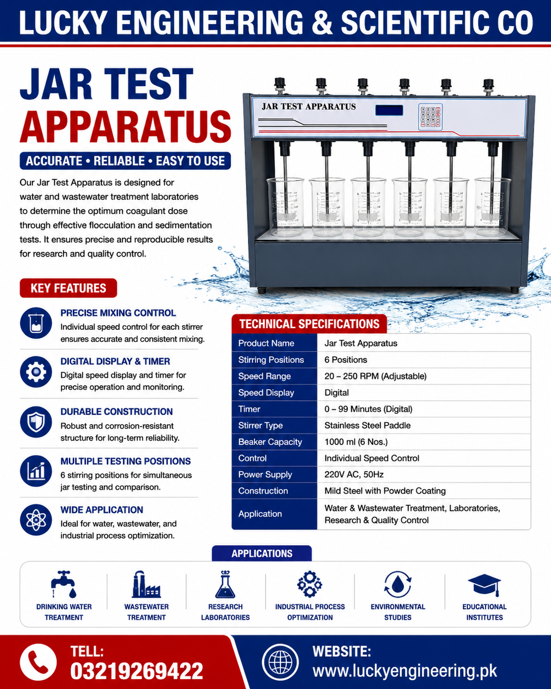 Jar Test Apparatus