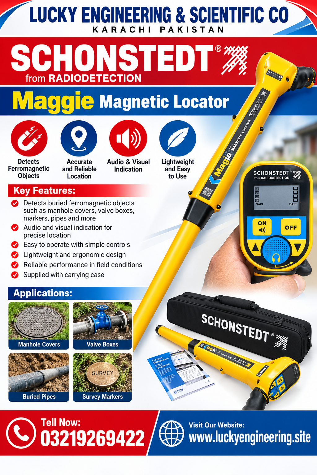Maggie Magnetic Locator | Schonstedt Pakistan