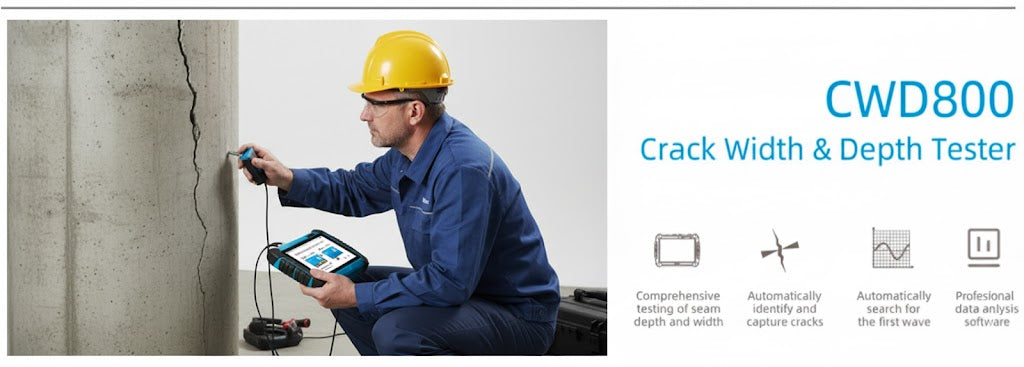 LANGRY CWD800 Crack Width & Depth Tester Tell: 03219269422