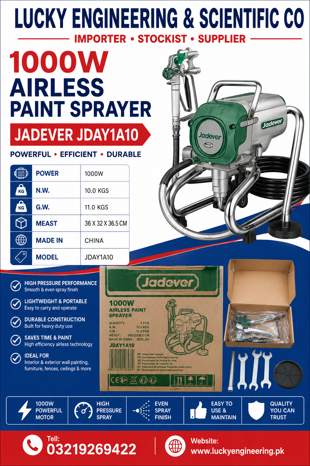 Jadver Airless Paint Sprayer 