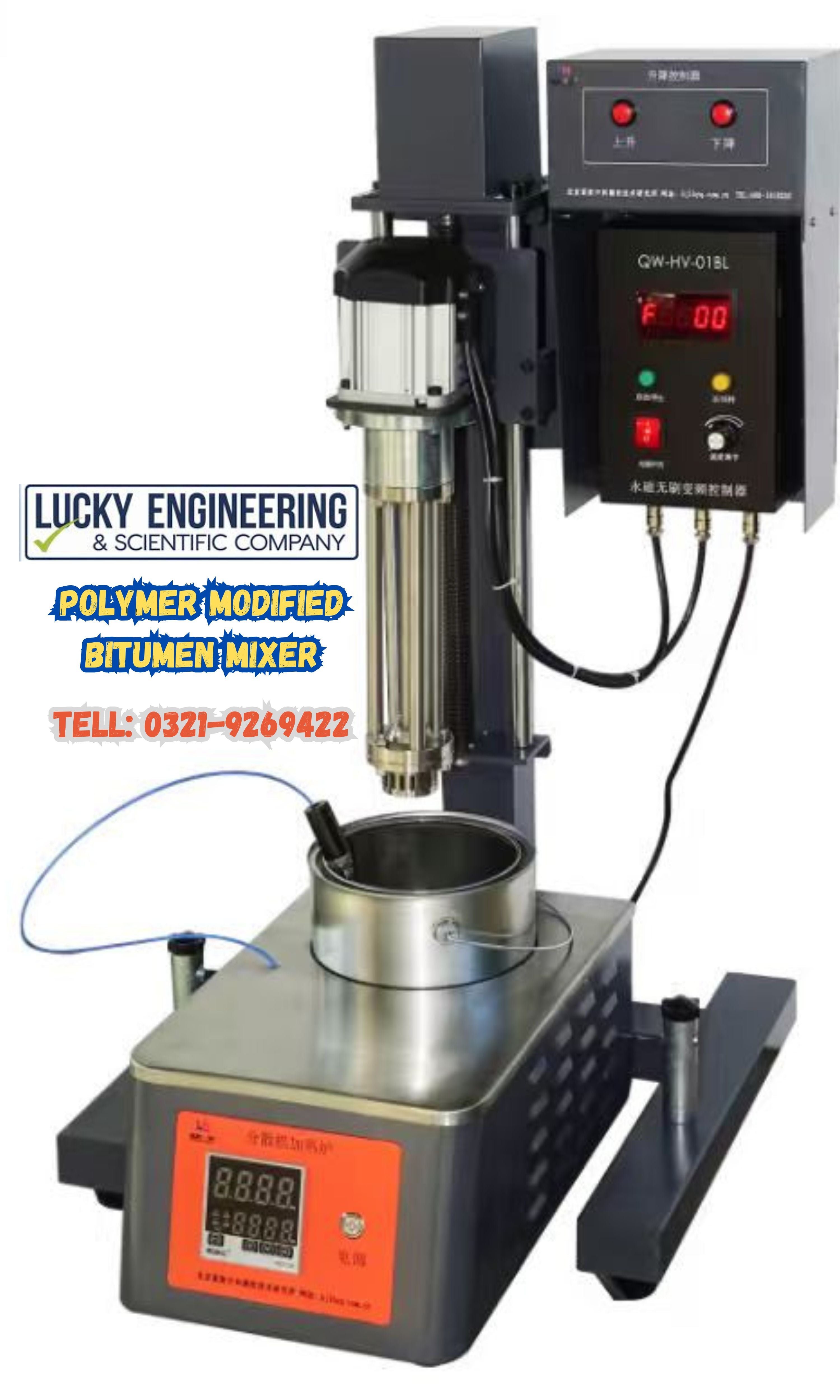 Polymer Modified Bitumen Mixer Tell: 03219269422