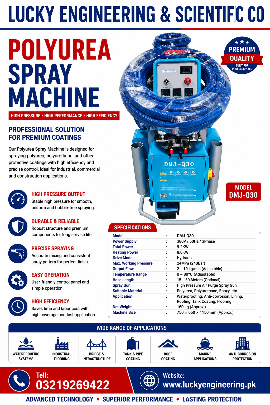 Polyurea Spray Machine