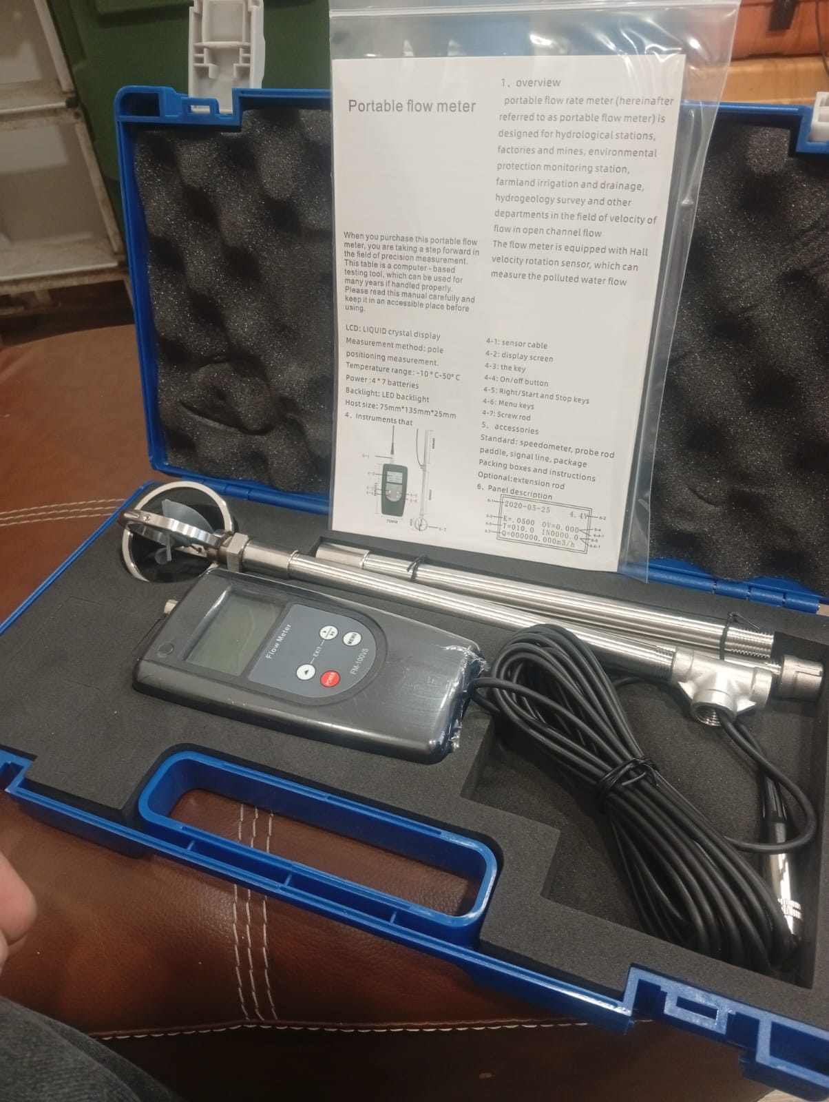 Digital Water Flow Velocity Meter