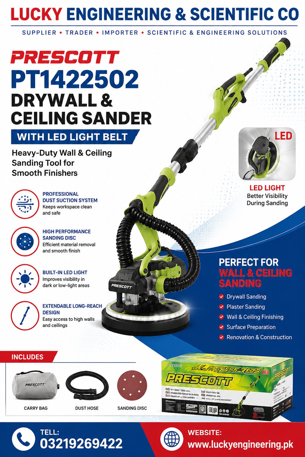 Drywall Sander - Tell: 03219269422