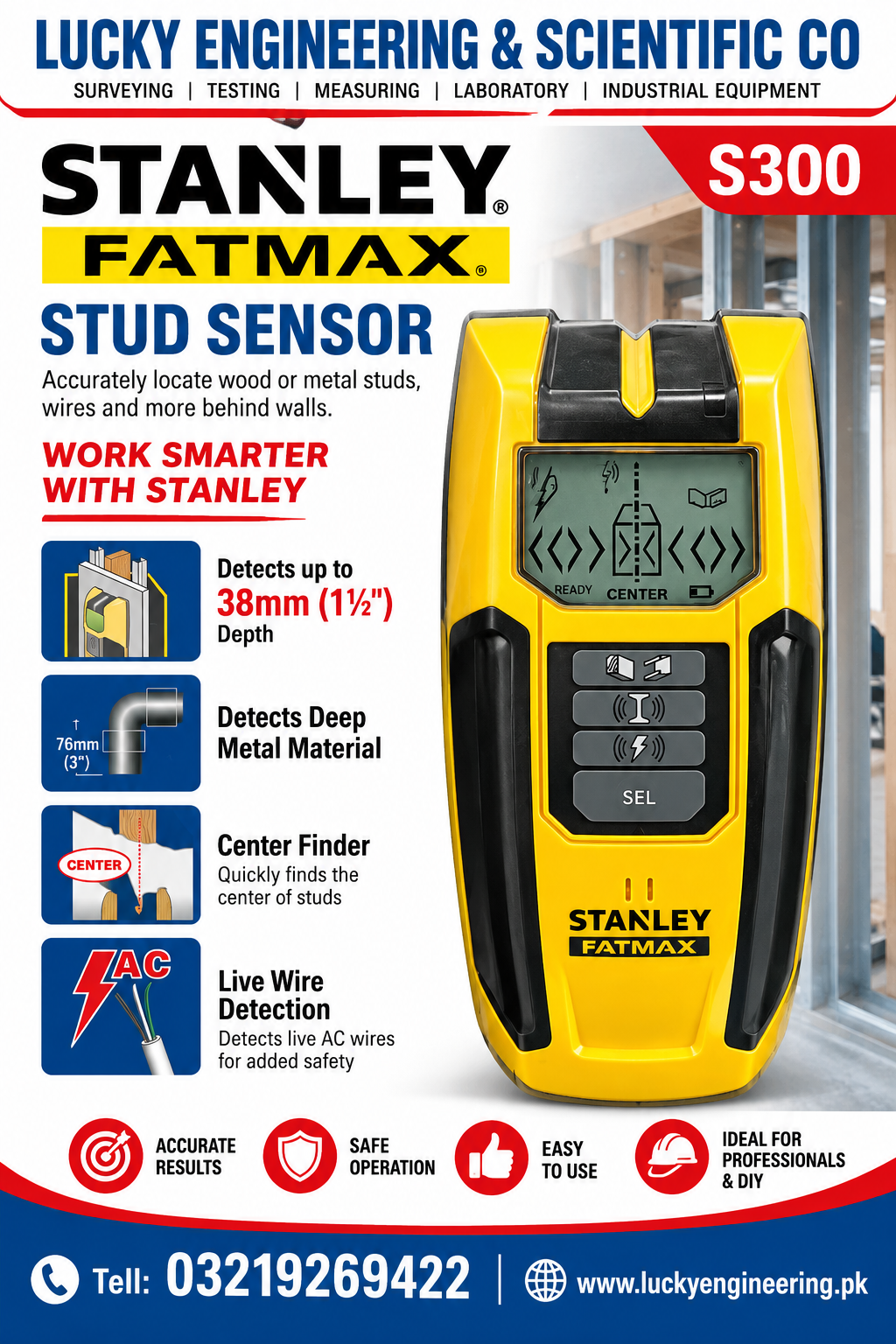 STANLEY FATMAX S300 Stud Sensor