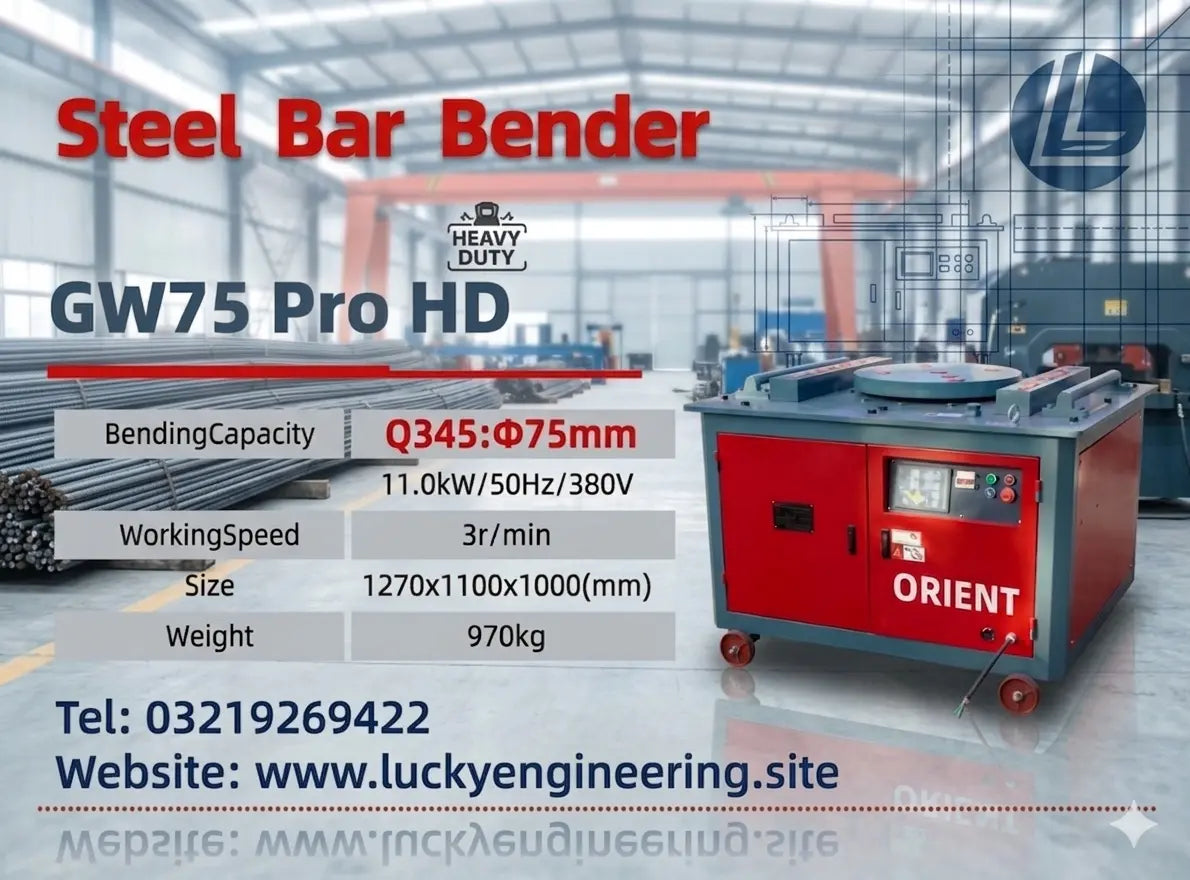 Steel Bar Bender Machine 75mm