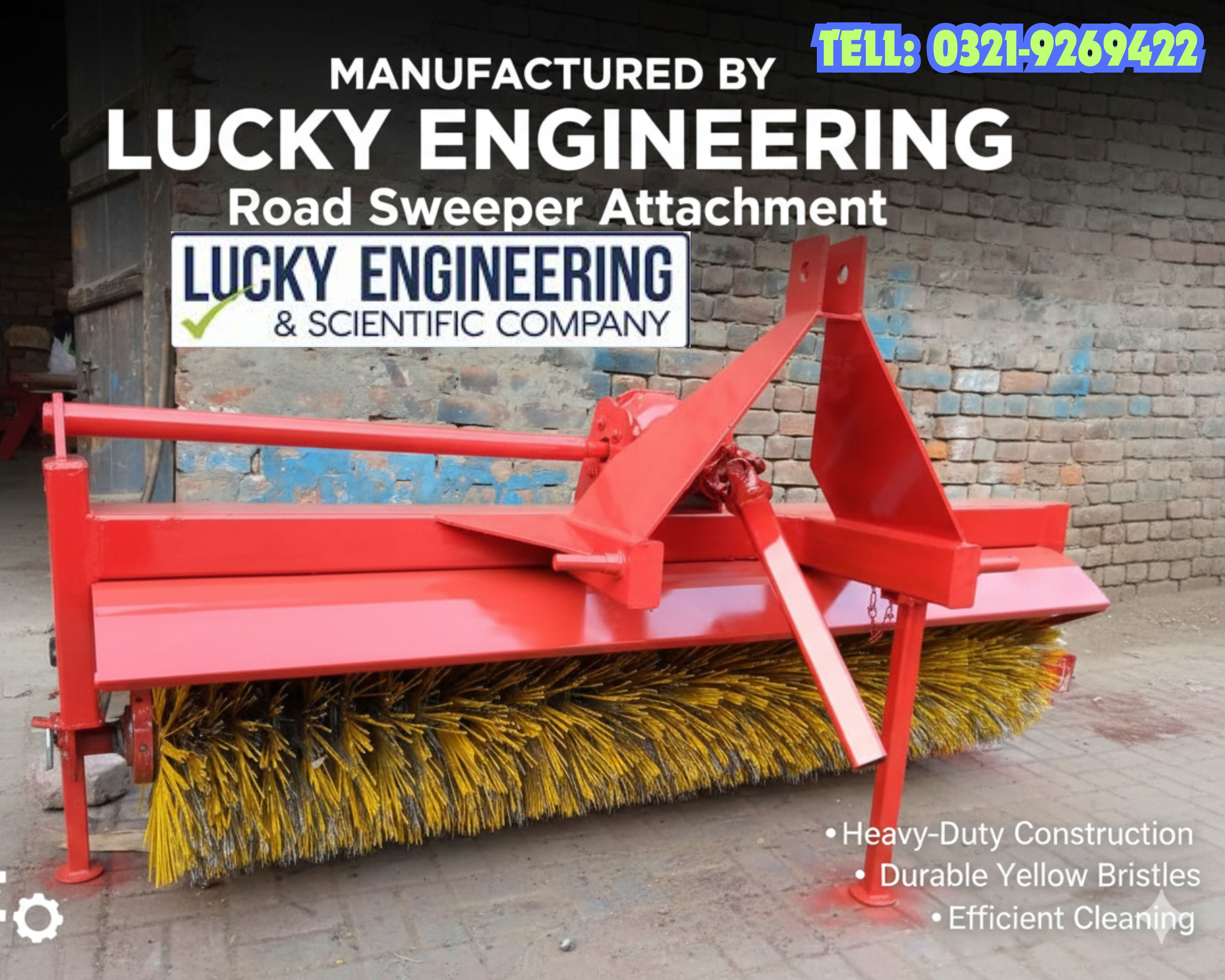 Road Sweeper Attachment Tell: 0321-9269422