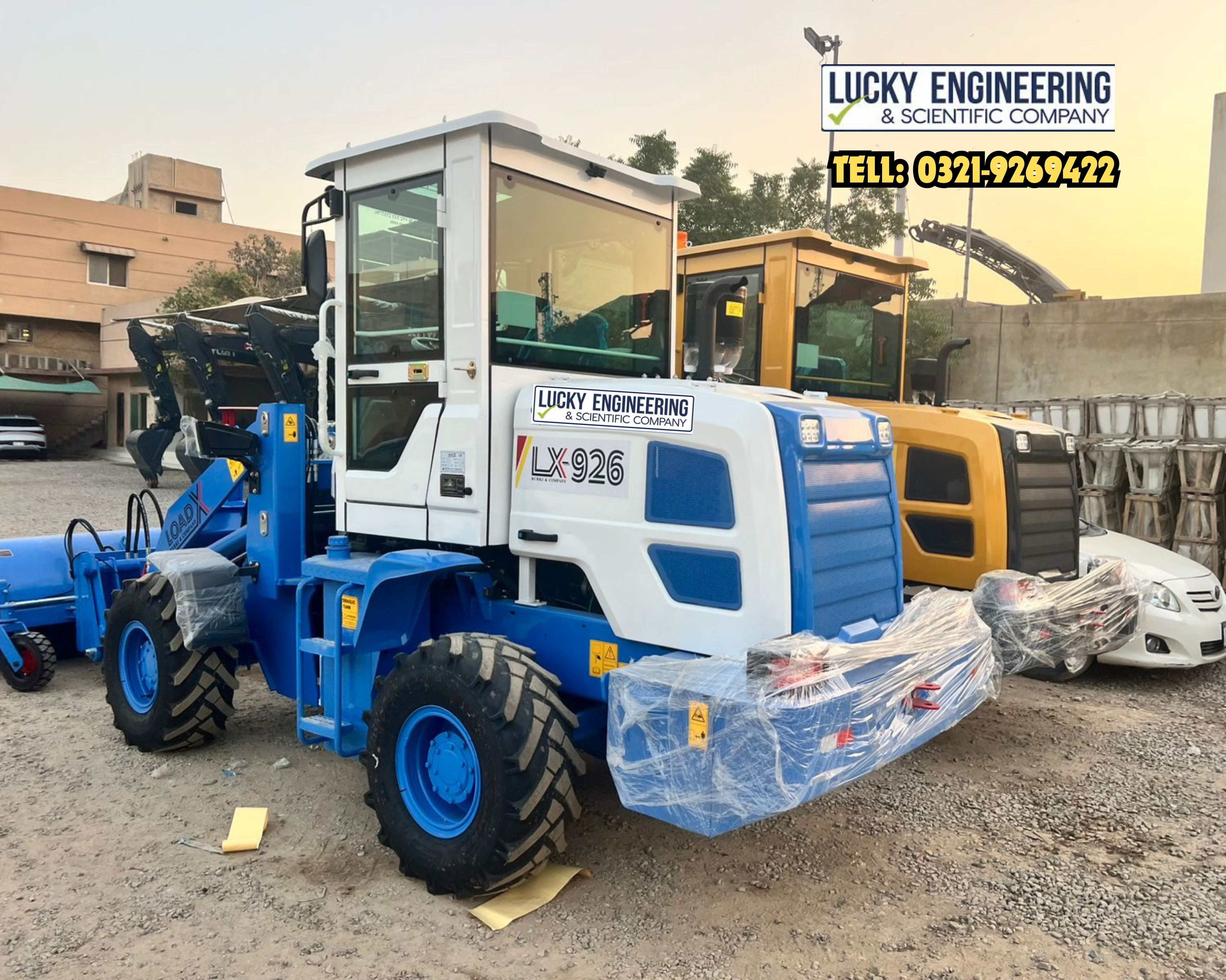 Wheel Loader with Sweeper Tell: 03219269422