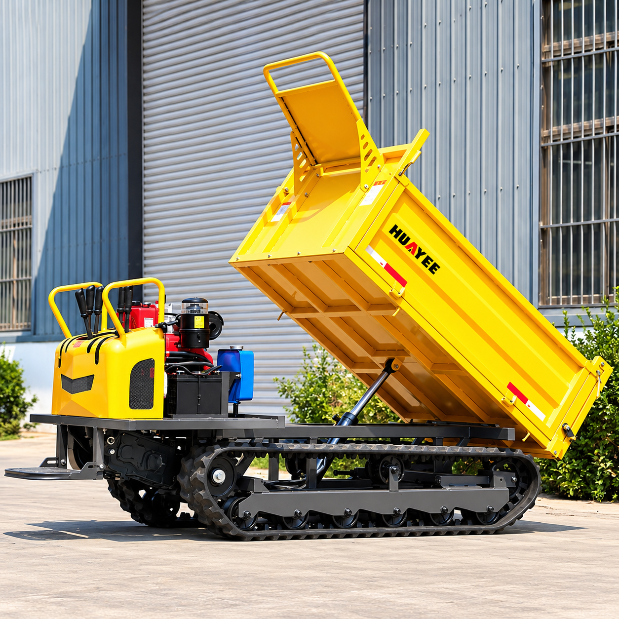 Tracked Mini Dumper Operator Platform