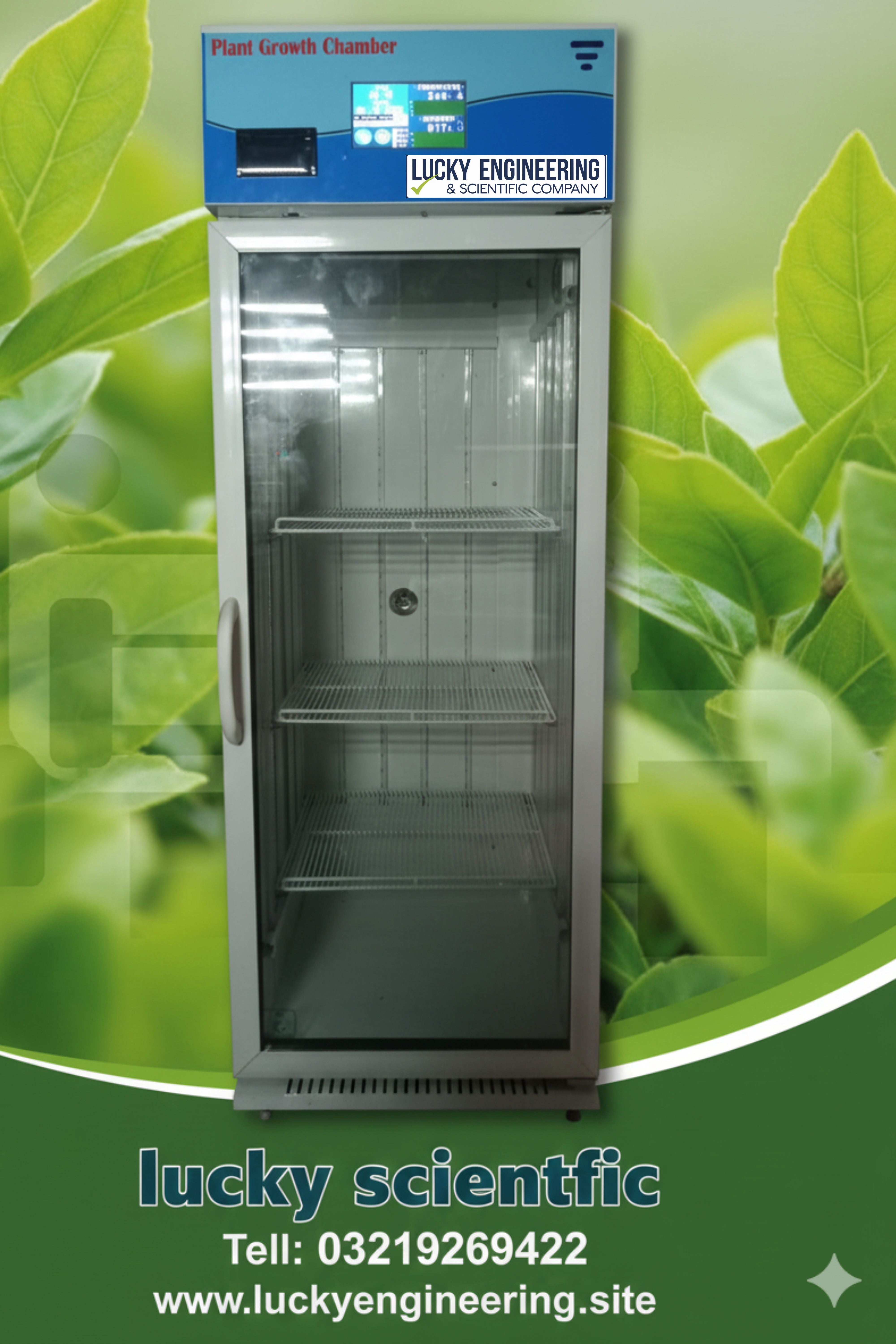 Plant Growth Chamber- Pakistan Tell: 03219269422