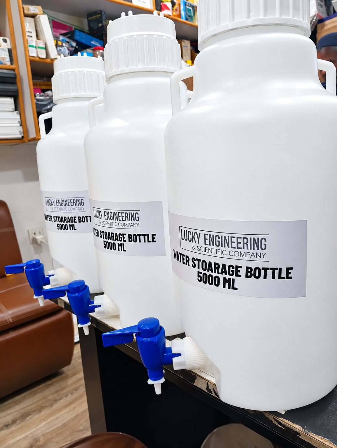 Water Storage Bottle 5000 ML | 5 Liter Plastic Bottle