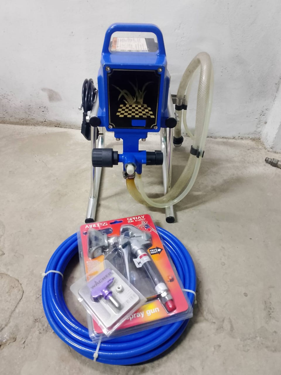 Airless Paint Spray System with Gun & Hose – Portable High-Efficiency Electric Paint Sprayer