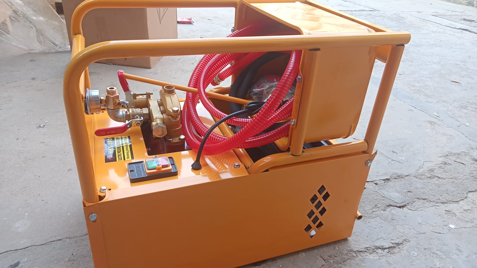 hydrostatic test pump electric