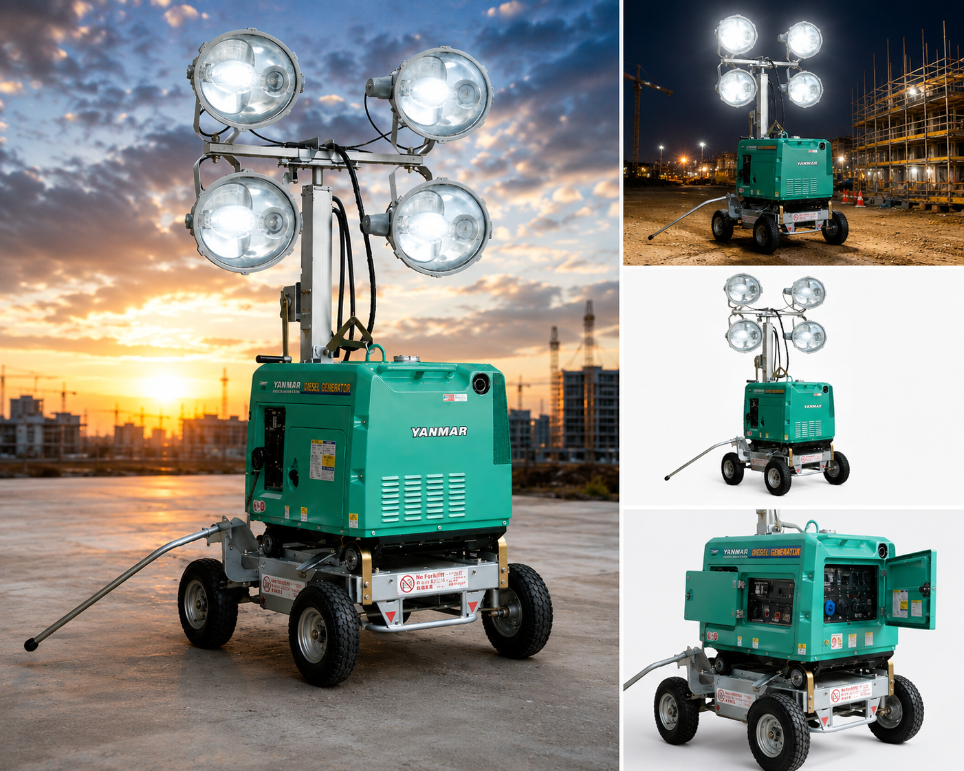 Yanmar tower light price Pakistan – Diesel Light Tower