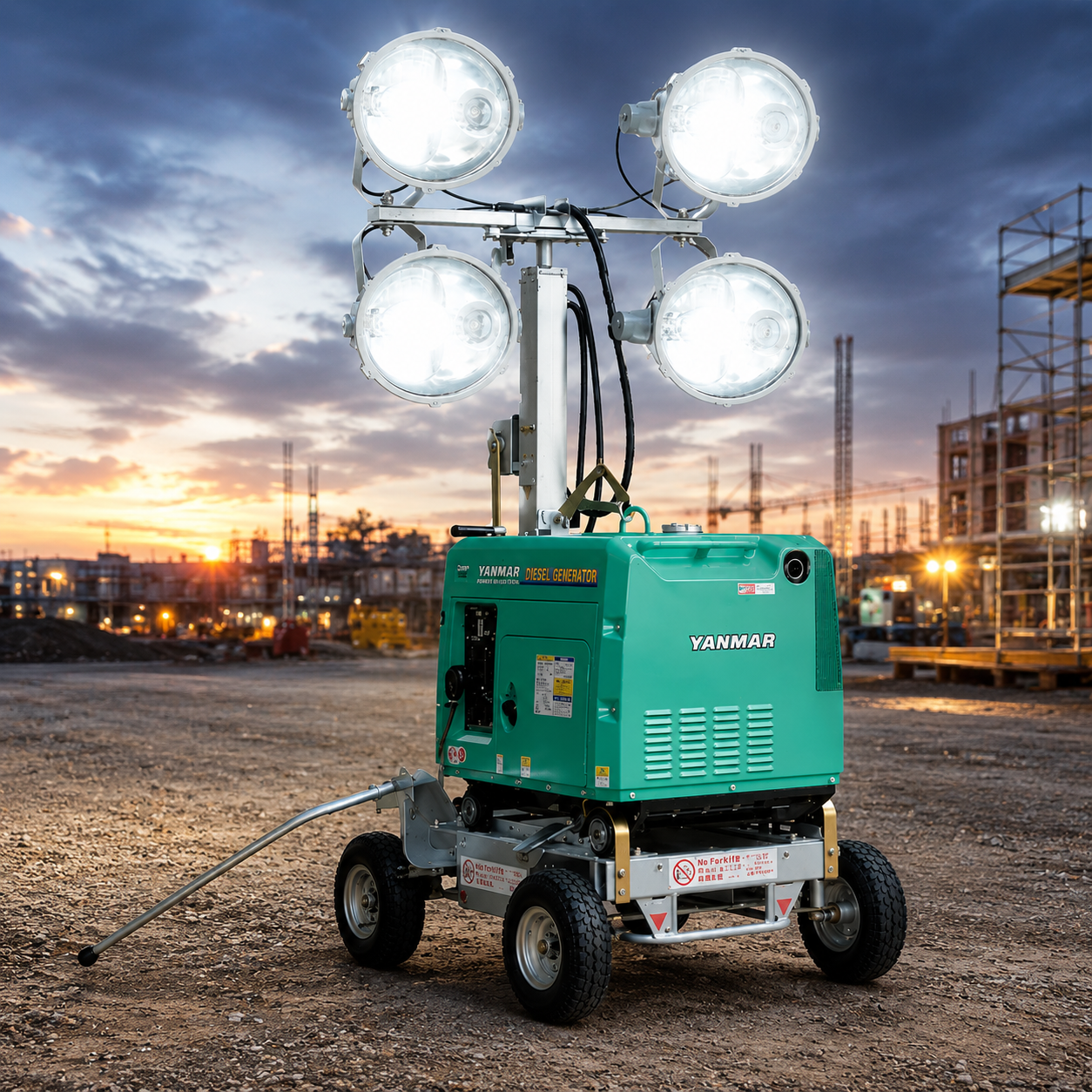 Yanmar Diesel Operated Tower Light by Lucky engineering Karachi Pakistan 