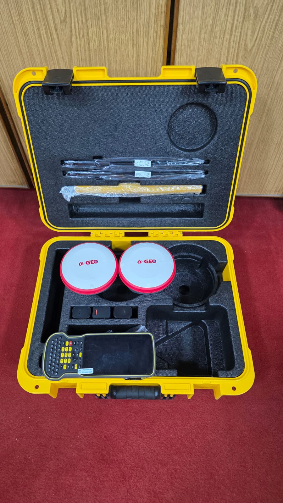 Alpha GEO L100 PRO Rover Base RTK GNSS Set survey equipment available in Pakistan