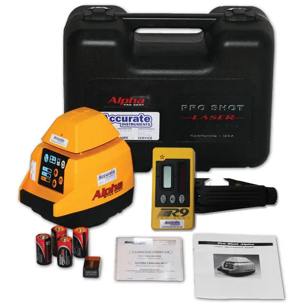 Alpha Pro Shot Laser Level high precision construction tool