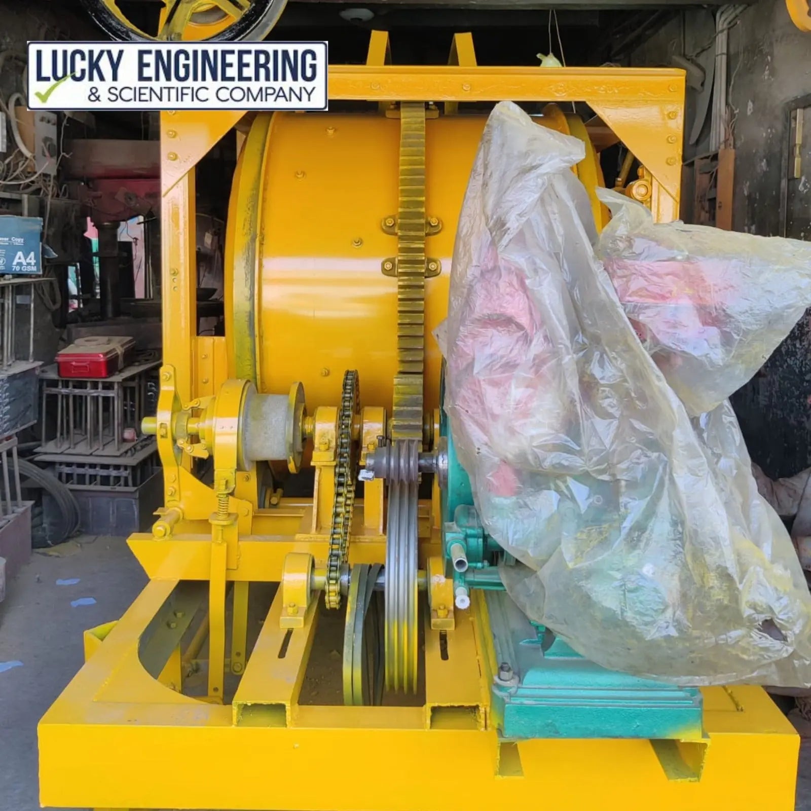 Construction mixer machine 1 bag capacity for efficient concrete mixing