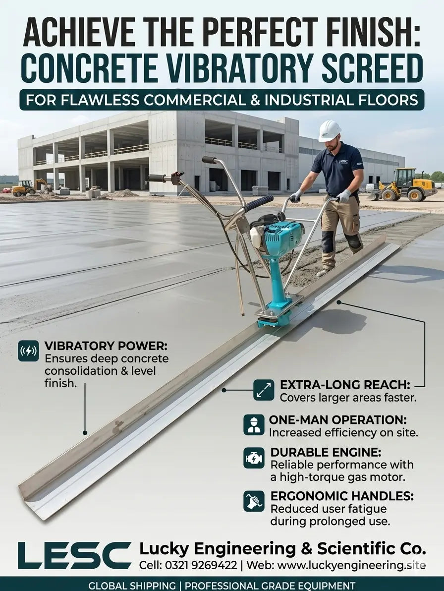 Concrete finishing screed machine for slab leveling Pakistan