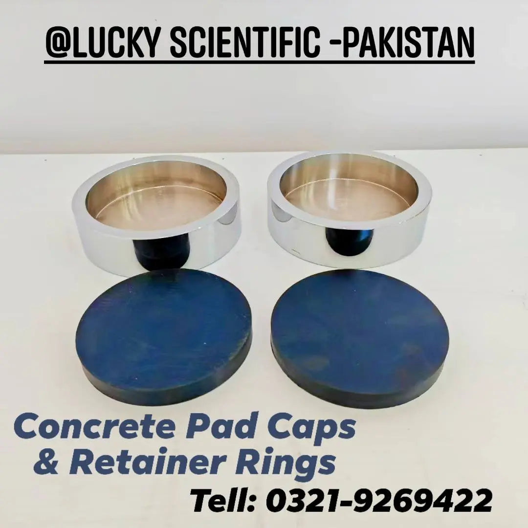 Concrete Pad Caps and Retainer Rings | Compression Testing Machine Accessories LESCO