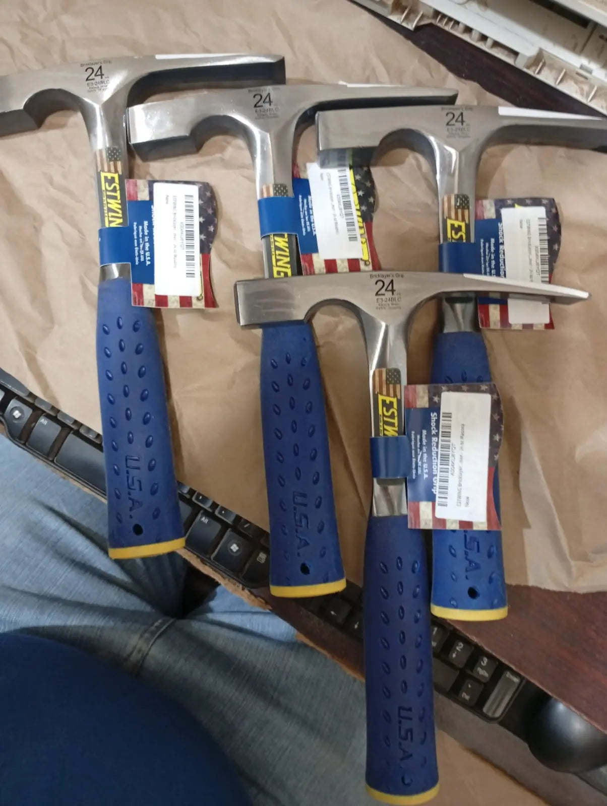 Estwing rock hammer forged steel construction
