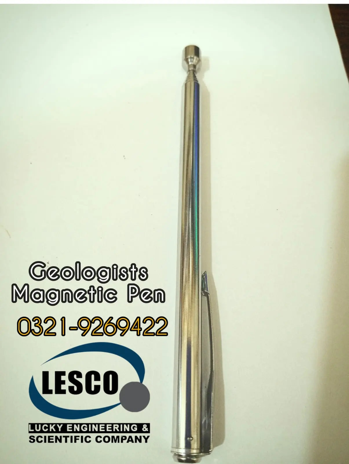 Geologist Magnetic Pen | Portable Magnetic Mineral Testing Tool Lucky Engineering