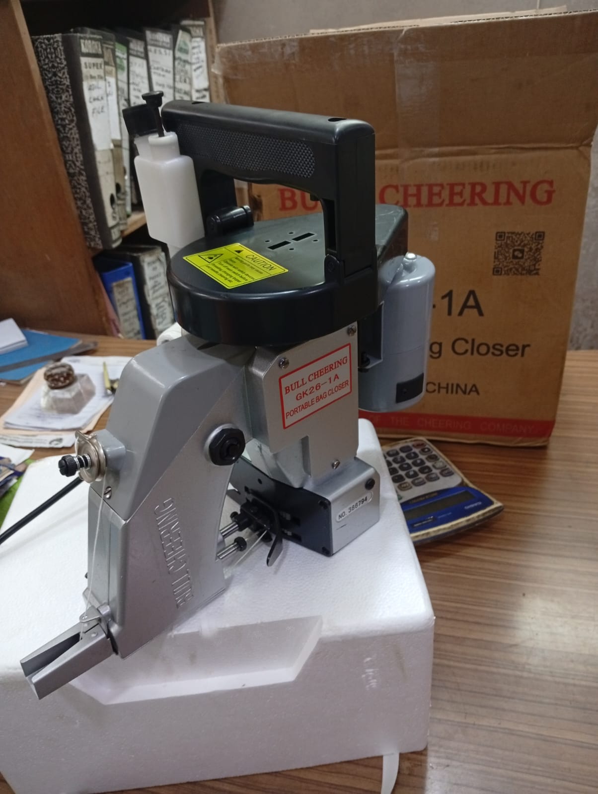GK26-1A portable bag closing machine for industrial packaging