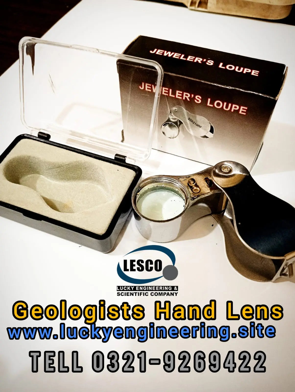 Hand Lens for Geologists | Geological Magnifying Glass Pakistan LESCO
