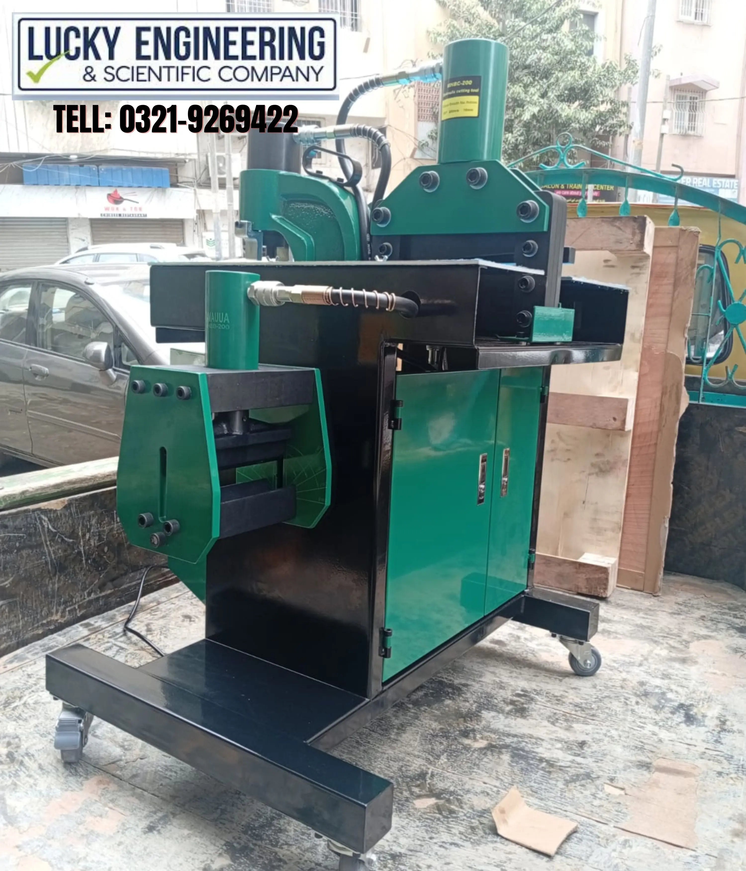 HHM-200H 3-in-1 Busbar Processor | Cutting, Punching & Bending Machine Lucky Engineering
