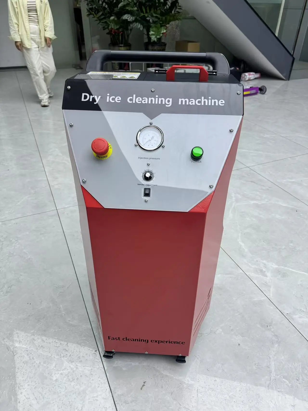 Industrial dry ice cleaning machine equipment
